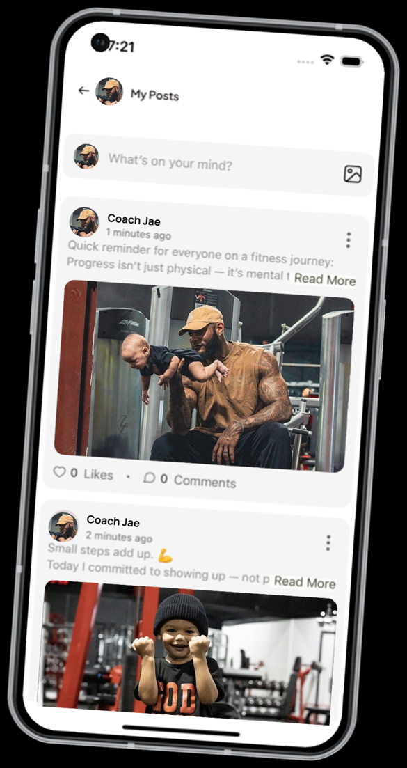 The brotherhood community in the app